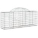 Coșuri gabion arcuite 12 buc, 200x50x80/100 cm, fier galvanizat - WALTI WALTI