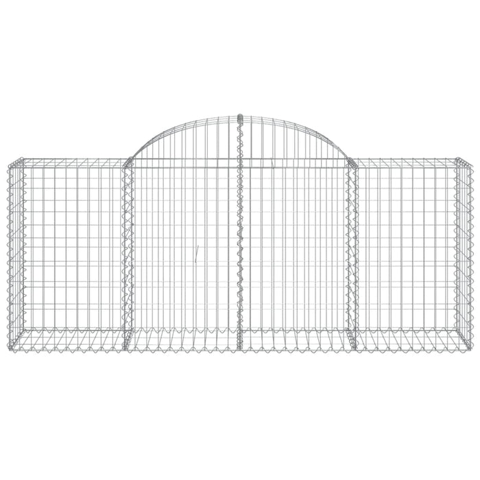 Coșuri gabion arcuite 12 buc, 200x50x80/100 cm, fier galvanizat - WALTI WALTI