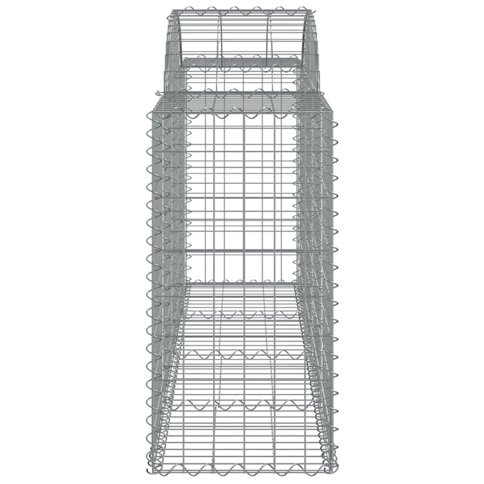Coșuri gabion arcuite 12 buc, 200x50x80/100 cm, fier galvanizat - WALTI WALTI