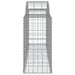 Coșuri gabion arcuite 12 buc, 200x50x80/100 cm, fier galvanizat - WALTI WALTI