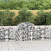 Coșuri gabion arcuite 12 buc, 200x50x80/100 cm, fier galvanizat - WALTI WALTI