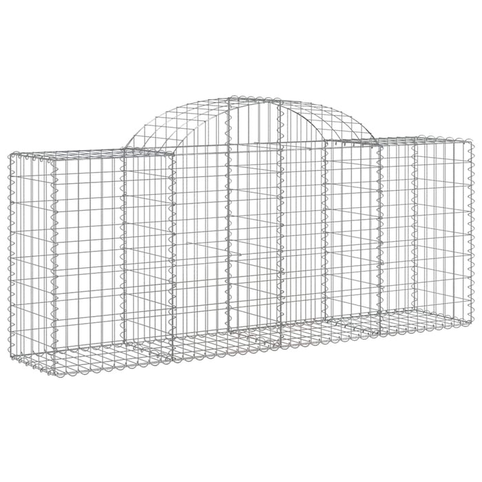 Coșuri gabion arcuite 13 buc, 200x50x80/100 cm, fier galvanizat - WALTI WALTI