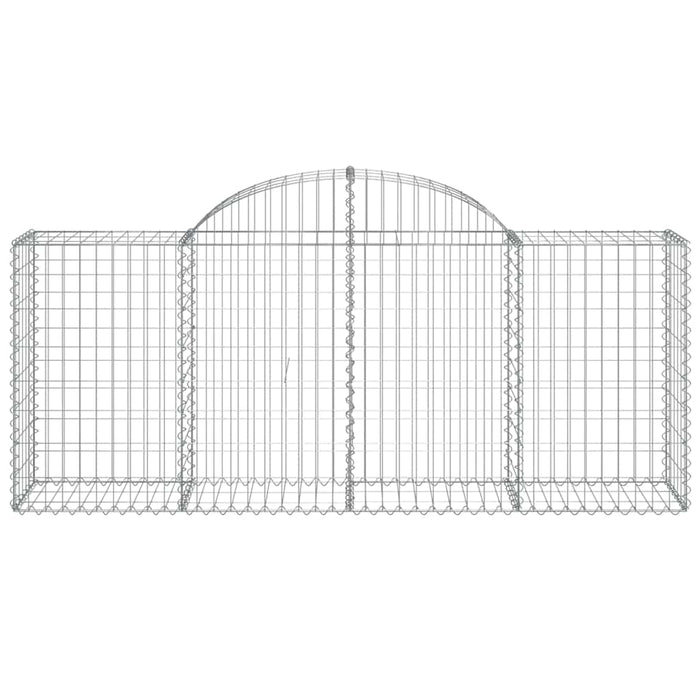Coșuri gabion arcuite 13 buc, 200x50x80/100 cm, fier galvanizat - WALTI WALTI