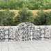 Coșuri gabion arcuite 13 buc, 200x50x80/100 cm, fier galvanizat - WALTI WALTI