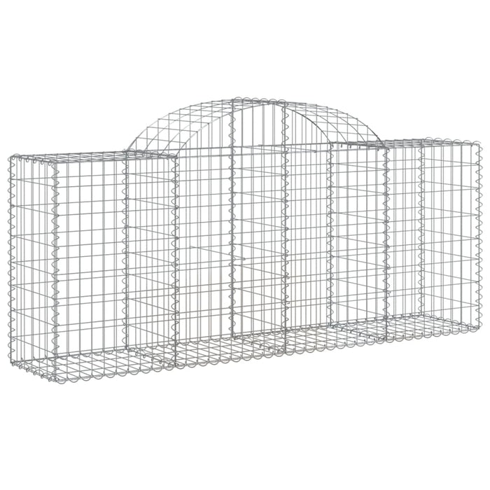 Coșuri gabion arcuite 15 buc, 200x50x80/100 cm, fier galvanizat - WALTI WALTI