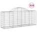 Coșuri gabion arcuite 18 buc, 200x50x80/100 cm, fier galvanizat - WALTI WALTI