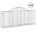Coșuri gabion arcuite 20 buc, 200x50x80/100 cm, fier galvanizat - WALTI WALTI