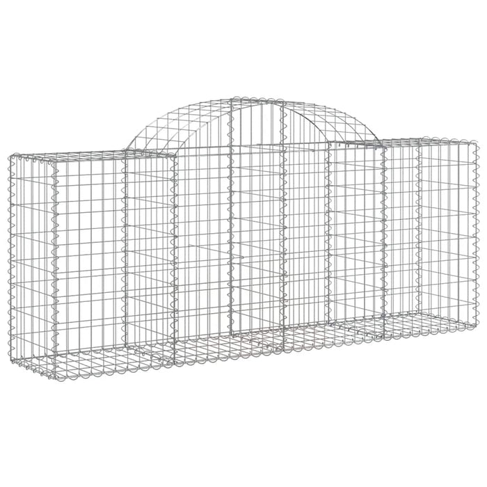 Coșuri gabion arcuite 20 buc, 200x50x80/100 cm, fier galvanizat - WALTI WALTI