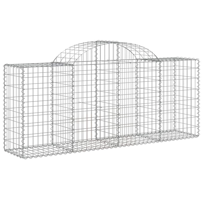 Coșuri gabion arcuite 25 buc, 200x50x80/100 cm, fier galvanizat - WALTI WALTI