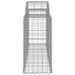 Coșuri gabion arcuite 25 buc, 200x50x80/100 cm, fier galvanizat - WALTI WALTI