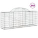 Coșuri gabion arcuite 40 buc, 200x50x80/100 cm, fier galvanizat - WALTI WALTI