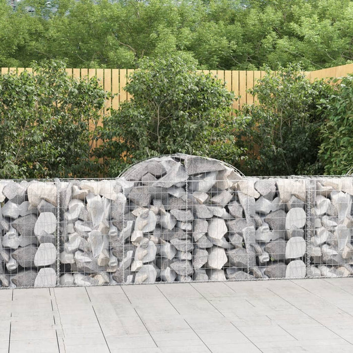 Coșuri gabion arcuite 40 buc, 200x50x80/100 cm, fier galvanizat - WALTI WALTI