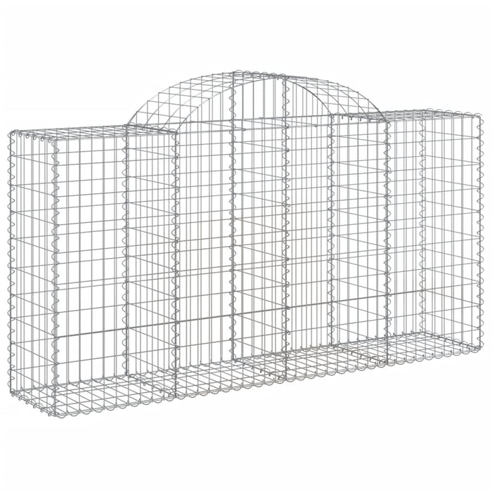 Coșuri gabion arcuite 3 buc, 200x50x100/120 cm fier galvanizat - WALTI WALTI