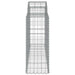 Coșuri gabion arcuite 8 buc, 200x50x100/120 cm fier galvanizat - WALTI WALTI