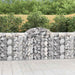 Coșuri gabion arcuite 8 buc, 200x50x100/120 cm fier galvanizat - WALTI WALTI
