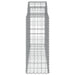 Coșuri gabion arcuite 15 buc, 200x50x100/120cm, fier galvanizat - WALTI WALTI