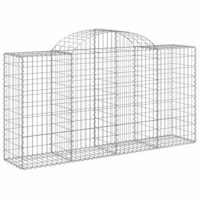 Coșuri gabion arcuite 18 buc, 200x50x100/120cm, fier galvanizat - WALTI WALTI
