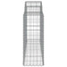 Coșuri gabion arcuite 18 buc, 200x50x100/120cm, fier galvanizat - WALTI WALTI