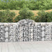 Coșuri gabion arcuite 18 buc, 200x50x100/120cm, fier galvanizat - WALTI WALTI