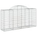 Coșuri gabion arcuite 30 buc, 200x50x100/120cm, fier galvanizat - WALTI WALTI