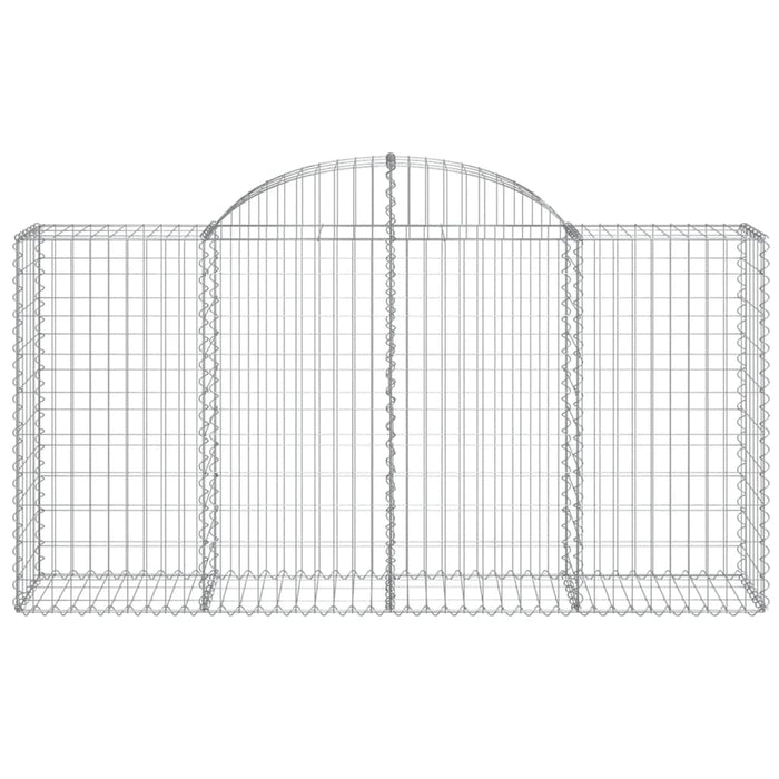 Coșuri gabion arcuite 30 buc, 200x50x100/120cm, fier galvanizat - WALTI WALTI