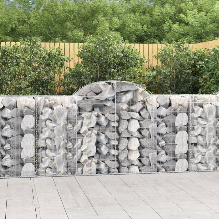 Coșuri gabion arcuite 30 buc, 200x50x100/120cm, fier galvanizat - WALTI WALTI
