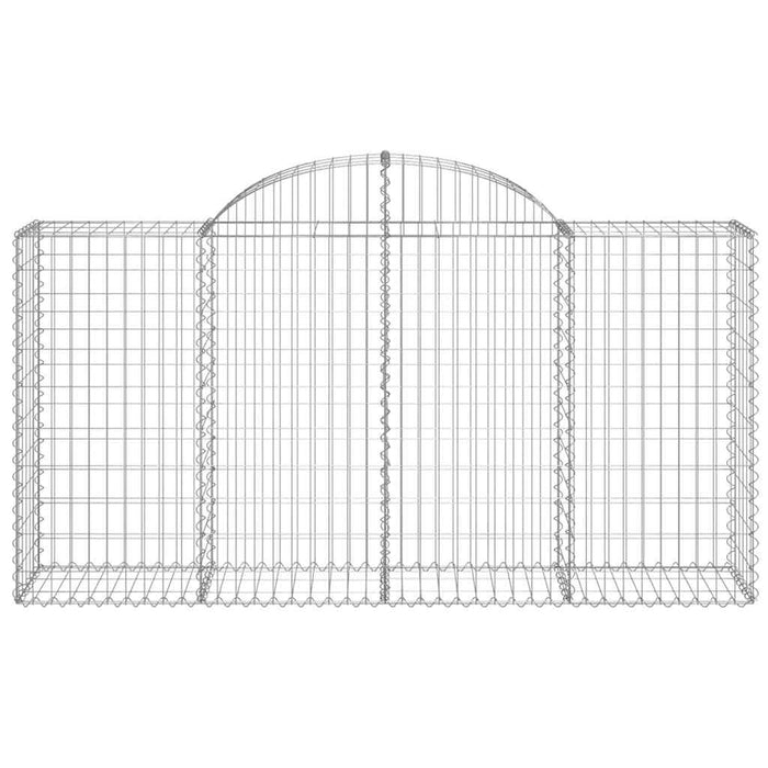 Coșuri gabion arcuite 40 buc, 200x50x100/120cm, fier galvanizat - WALTI WALTI