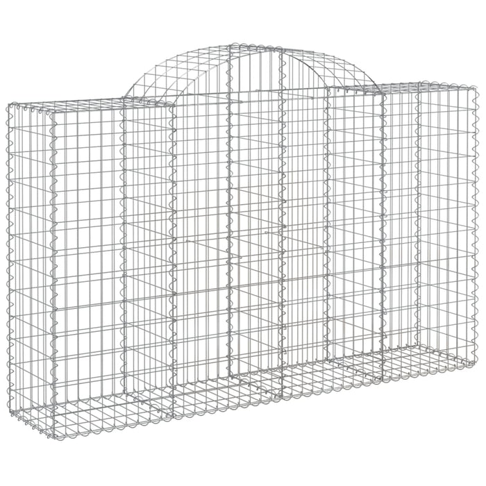 Coșuri gabion arcuite 3 buc, 200x50x120/140 cm, fier galvanizat - WALTI WALTI