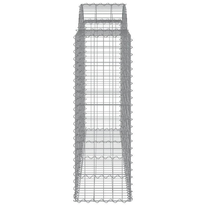 Coșuri gabion arcuite 9 buc, 200x50x120/140 cm, fier galvanizat - WALTI WALTI