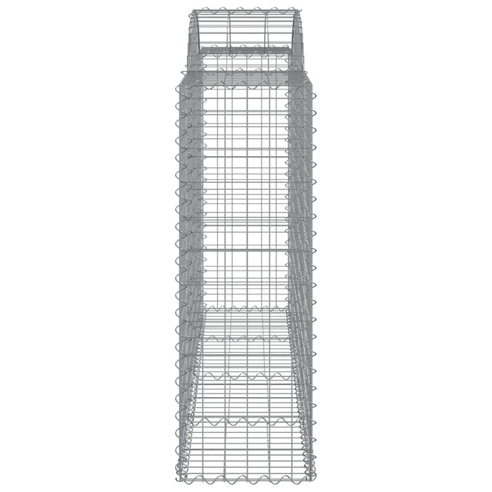 Coșuri gabion arcuite 11 buc, 200x50x120/140 cm,fier galvanizat - WALTI WALTI