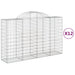 Coșuri gabion arcuite 12 buc, 200x50x120/140cm, fier galvanizat - WALTI WALTI