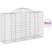 Coșuri gabion arcuite 13 buc, 200x50x120/140 cm,fier galvanizat - WALTI WALTI