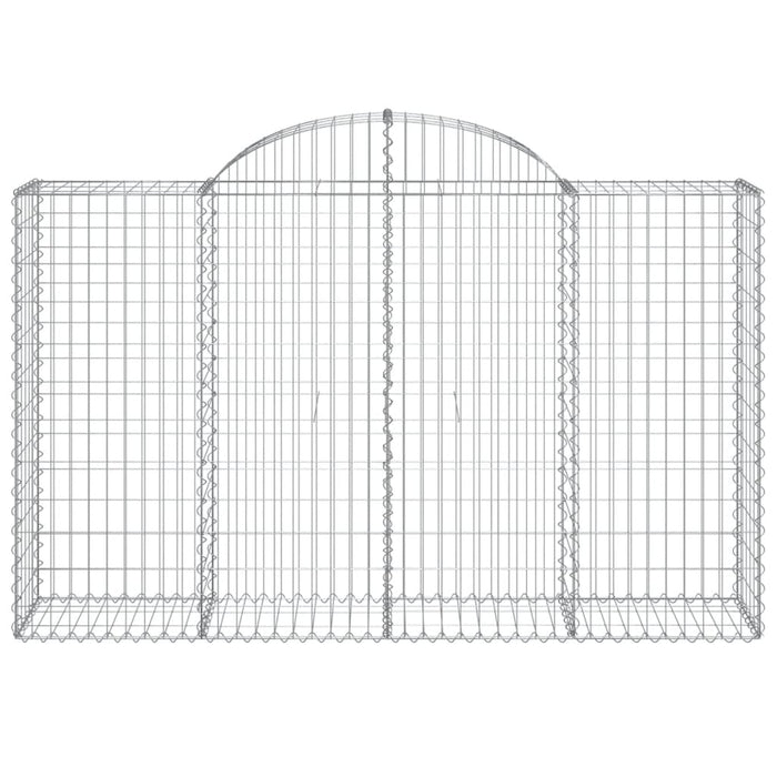 Coșuri gabion arcuite 20 buc, 200x50x120/140cm, fier galvanizat - WALTI WALTI