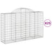 Coșuri gabion arcuite 25 buc, 200x50x120/140cm, fier galvanizat - WALTI WALTI