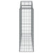 Coșuri gabion arcuite 30 buc, 200x50x120/140cm, fier galvanizat - WALTI WALTI
