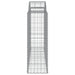 Coșuri gabion arcuite 40 buc, 200x50x120/140cm, fier galvanizat - WALTI WALTI
