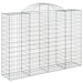 Coșuri gabion arcuite 3 buc, 200x50x140/160cm, fier galvanizat - WALTI WALTI