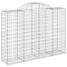 Coșuri gabion arcuite 5 buc, 200x50x140/160 cm, fier galvanizat - WALTI WALTI