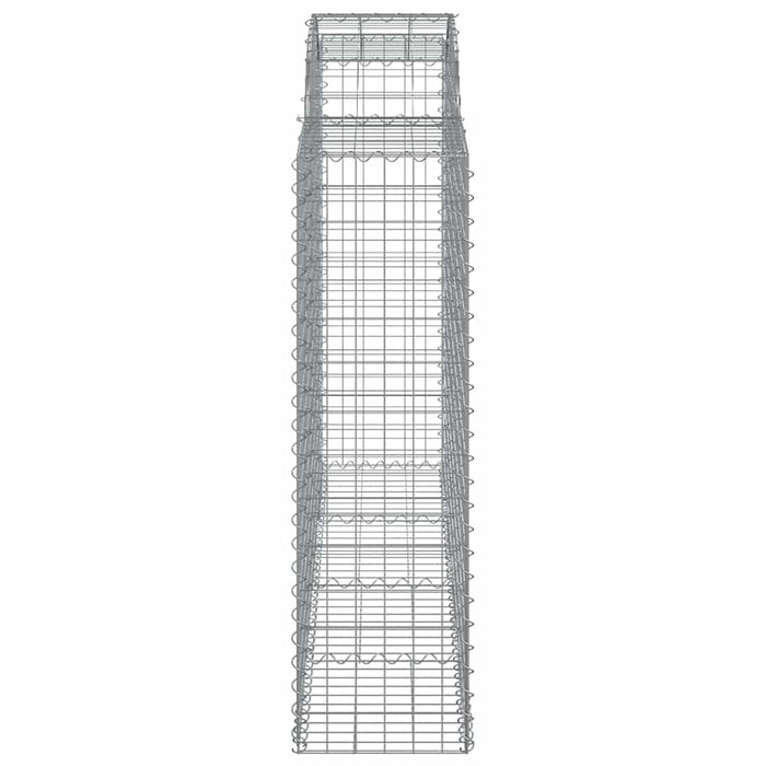 Coșuri gabion arcuite 5 buc, 200x50x140/160 cm, fier galvanizat - WALTI WALTI
