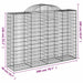 Coșuri gabion arcuite 5 buc, 200x50x140/160 cm, fier galvanizat - WALTI WALTI