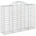 Coșuri gabion arcuite 7 buc, 200x50x140/160 cm, fier galvanizat - WALTI WALTI