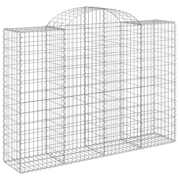 Coșuri gabion arcuite 10 buc, 200x50x140/160cm, fier galvanizat - WALTI WALTI