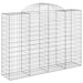 Coșuri gabion arcuite 10 buc, 200x50x140/160cm, fier galvanizat - WALTI WALTI