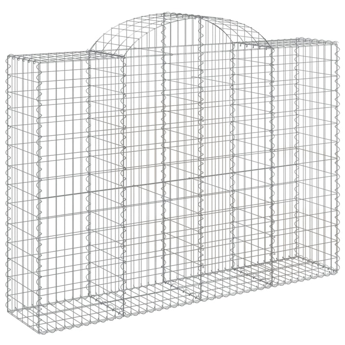 Coșuri gabion arcuite 11 buc, 200x50x140/160cm, fier galvanizat - WALTI WALTI
