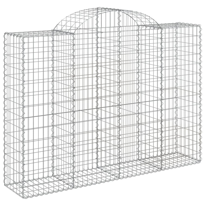 Coșuri gabion arcuite 12 buc, 200x50x140/160cm, fier galvanizat - WALTI WALTI