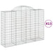 Coșuri gabion arcuite 13 buc, 200x50x140/160cm, fier galvanizat - WALTI WALTI
