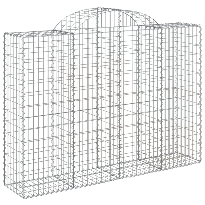 Coșuri gabion arcuite 50 buc, 200x50x140/160cm, fier galvanizat WALTI