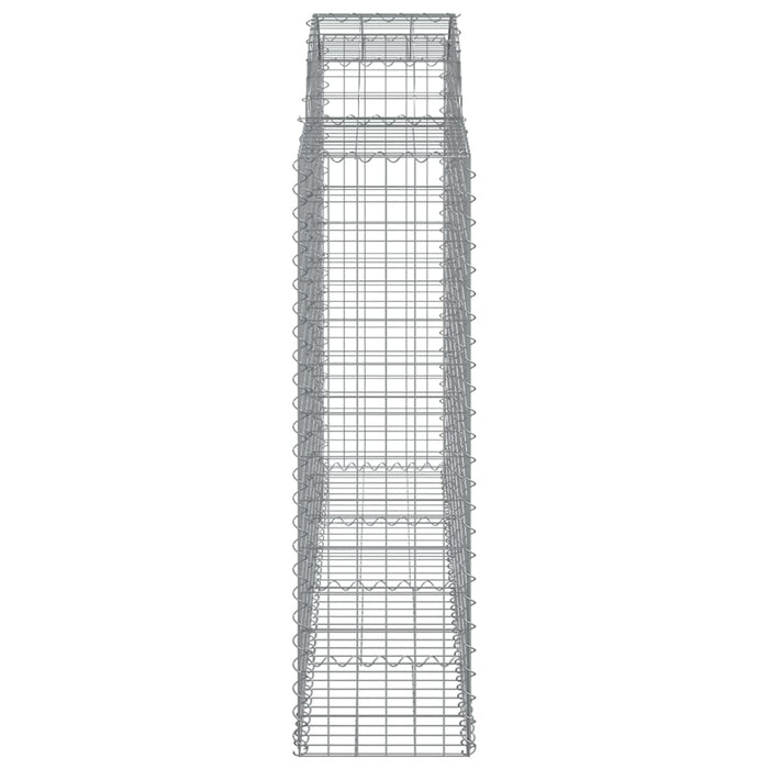 Coșuri gabion arcuite 50 buc, 200x50x140/160cm, fier galvanizat WALTI