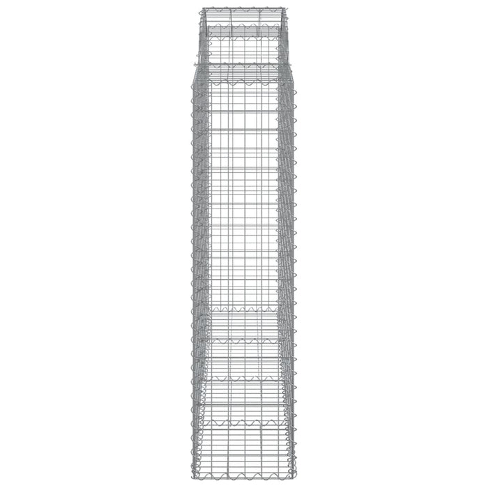 Coșuri gabion arcuite 5 buc, 200x50x160/180 cm, fier galvanizat - WALTI WALTI