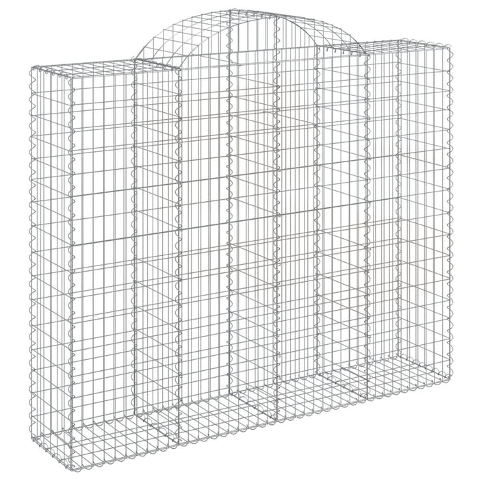 Coșuri gabion arcuite 6 buc, 200x50x160/180 cm, fier galvanizat - WALTI WALTI